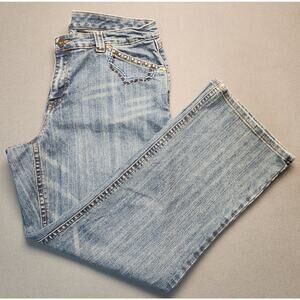 Vintage Venezia Womens Size 36 x 30‎ Wide Leg Jeans Y2K Boho